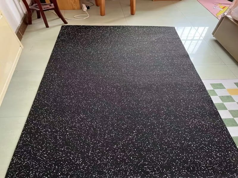 Subfloor moisture and pH testing for gym flooring installation